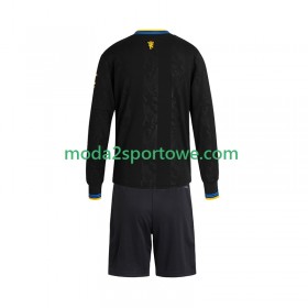 Koszulka Manchester United Dziecięcy Trzeci Stroje Piłkarskie 2025/26 Długi Rękaw